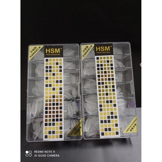 Móng úp nhám bầu trong lẻ size, móng úp hsm nhám bầu trong lẻ size