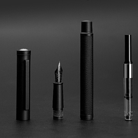 Bút Máy Mực Đen/Trắng Đơn Giản Không Dễ Trượt Dùng Cho Văn Phòng Trường Học