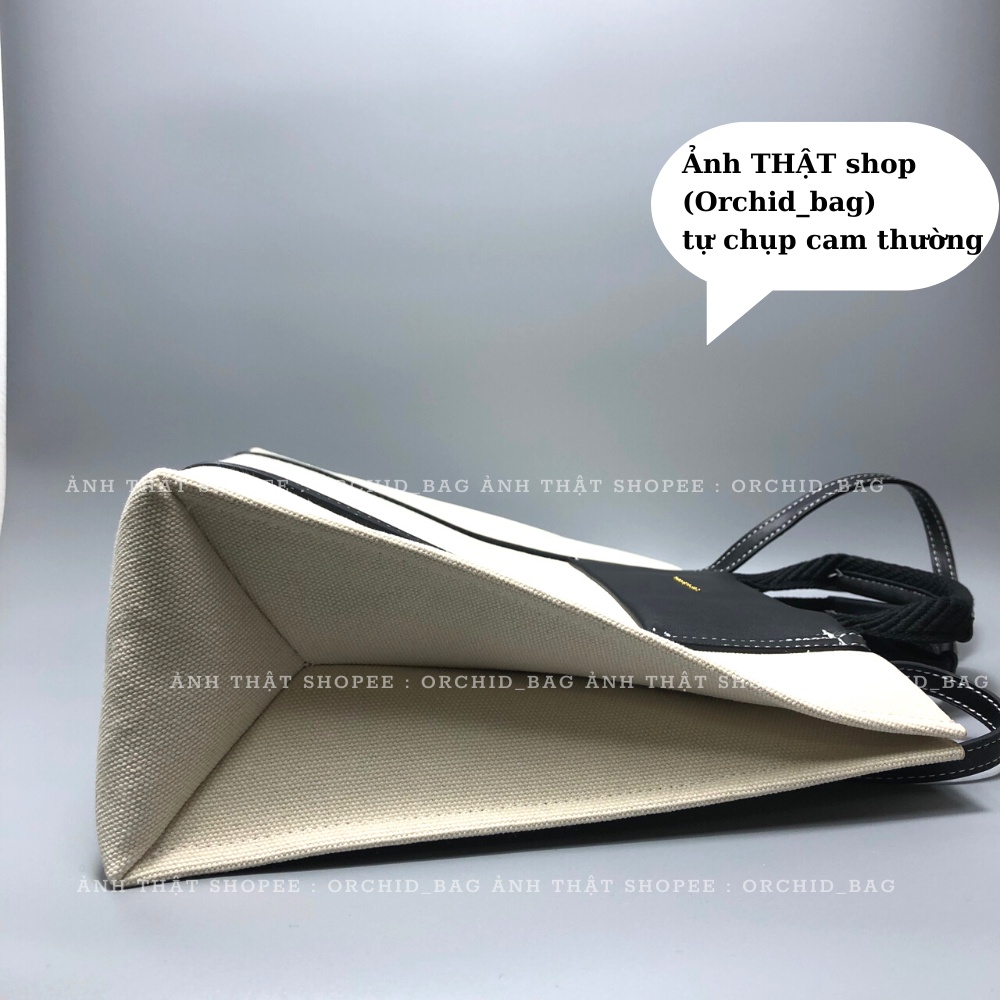 Túi tote da pu và canvas cnk xuất dư xịn xò túi đeo chéo quai xách vừa A4 cho công sở sinh viên sành điệu