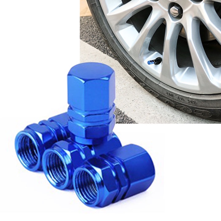 Nắp chụp van ô tô xe máy hợp kim nhôm cao cấp- phụ kiện xe hơi cao cấp- ô tô 87