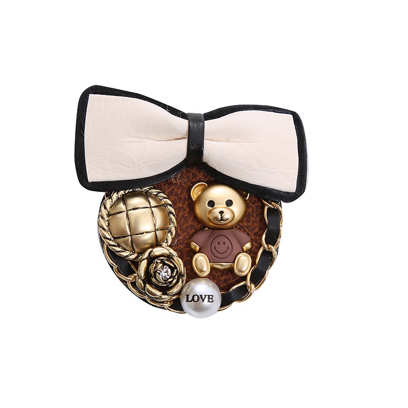 Trâm Cài Áo Hình Hoa Trà Đính Ngọc Trai Thời Trang Cho Nữ