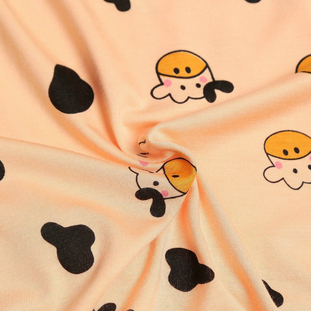Bộ Quần Áo Cho Bé Gái Bé Trai Dài Tay Minky Mom In Hình Con Vật Đáng Yêu Vải Cotton, Bộ Thu Đông Cho Bé - TDCTON1