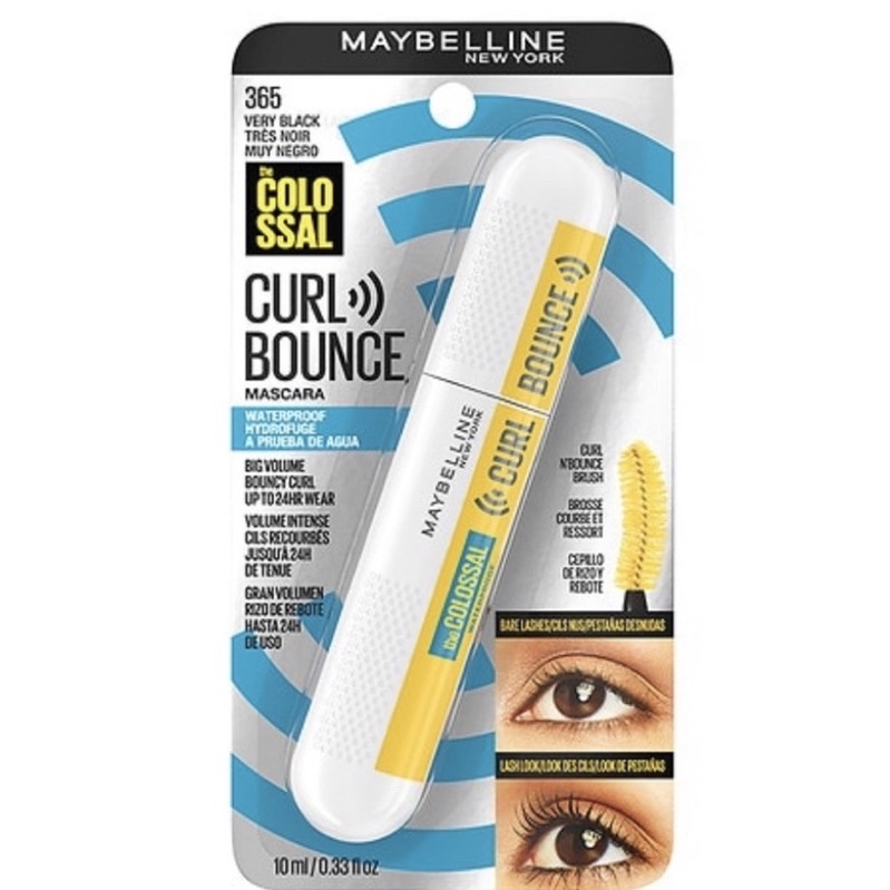 Mascara Maybelline Curl Bounce làm dày và giữ mi cong không lem không trôi