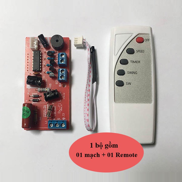 Bộ mạch điều khiển từ xa quạt điện