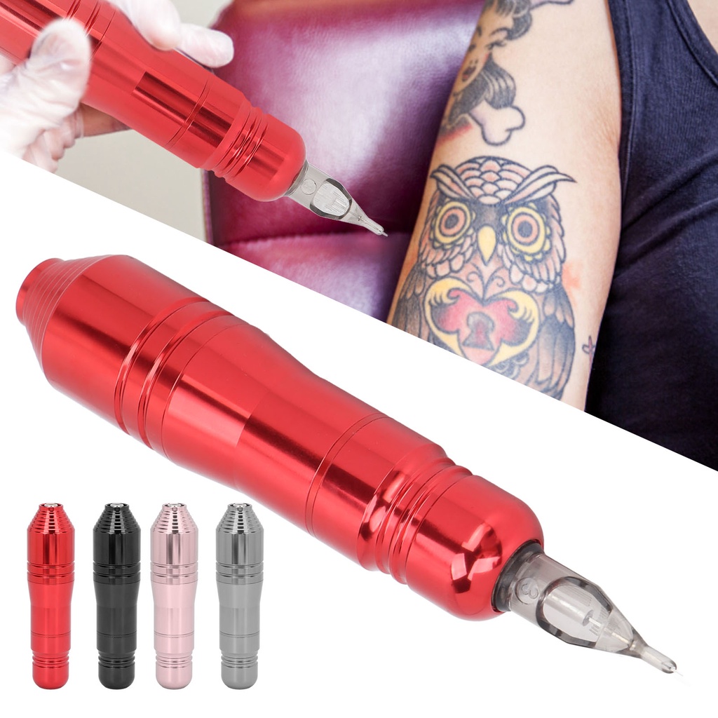 [Hàng Sẵn] Máy xăm quay 1V Khởi động hợp kim nhôm Động cơ mạnh mẽ lót Shader hình【Fluorine073】