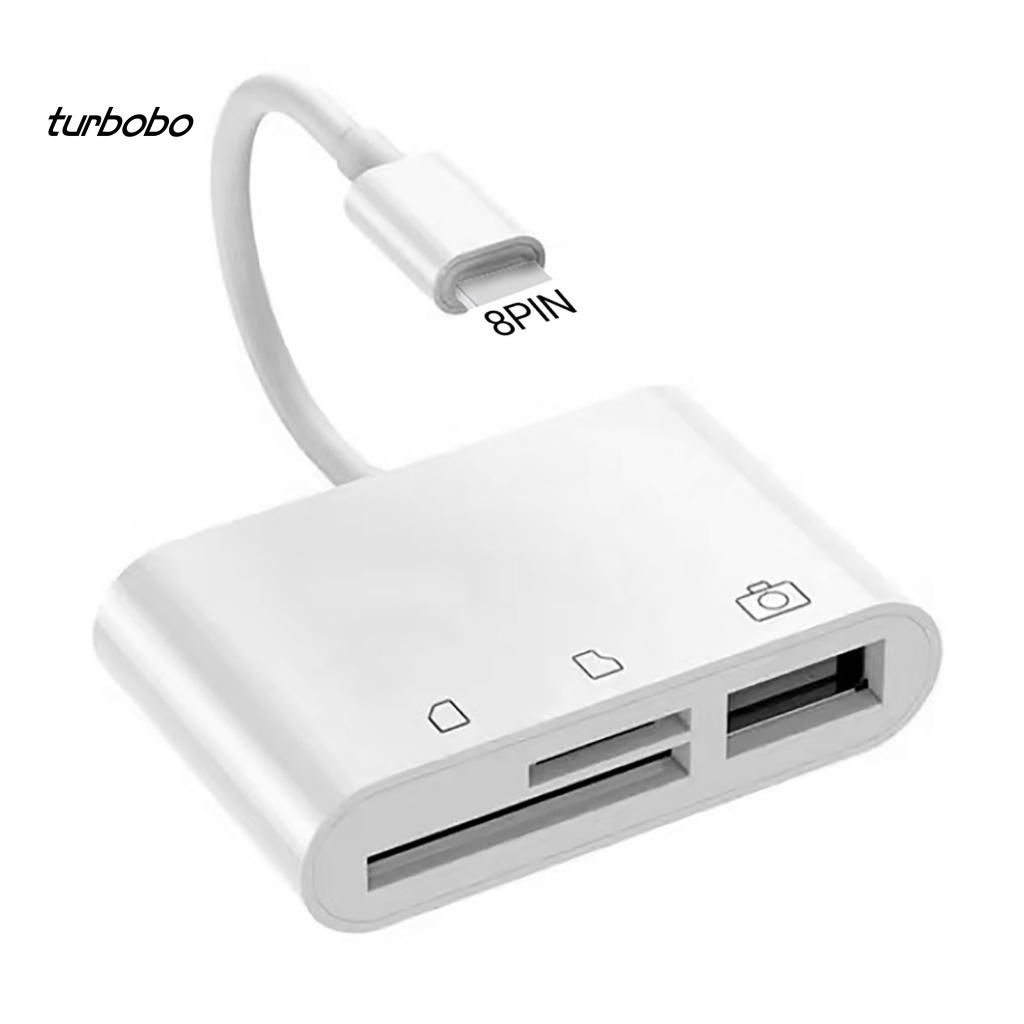 Đầu Đọc Thẻ Nhớ SD / TF 8Pin Tốc Độ Cao Cho IPhone