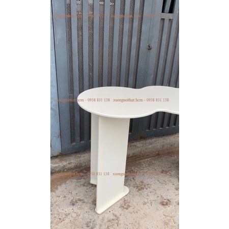 *ảnh thật* bàn decor, làm việc gỗ MDF sơn #xuongnoithat.hcm