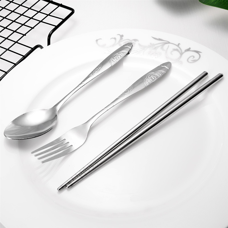 Combo Hộp Đựng Cơm Giữ Nhiệt Văn Phòng 3 Ngăn Lúa Mạch Kèm Muỗng Đũa, Túi giữ nhiệt đựng cơm, Cốc đựng canh