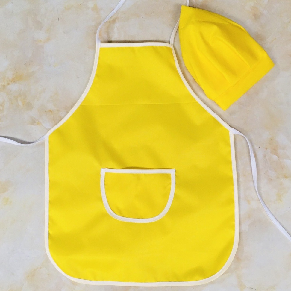 Sỉ Tạp Dề + Mũ Cho Bé Mầm Non Dài Thân 42cm. Bộ Yến + Nón Cho Bé Hóa Trang, Hướng Nghiệp Tại Hà Nội