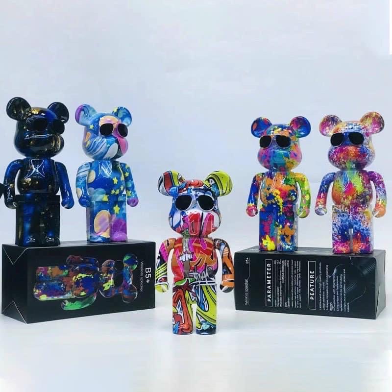 Loa Bearbrick B5+ ⚡️ Bass Siêu Căng ⚡️ Loa Bluetooth Mini Gấu Bearbrick Nghe Nhạc Cực Hay Mẫu Mới 2022
