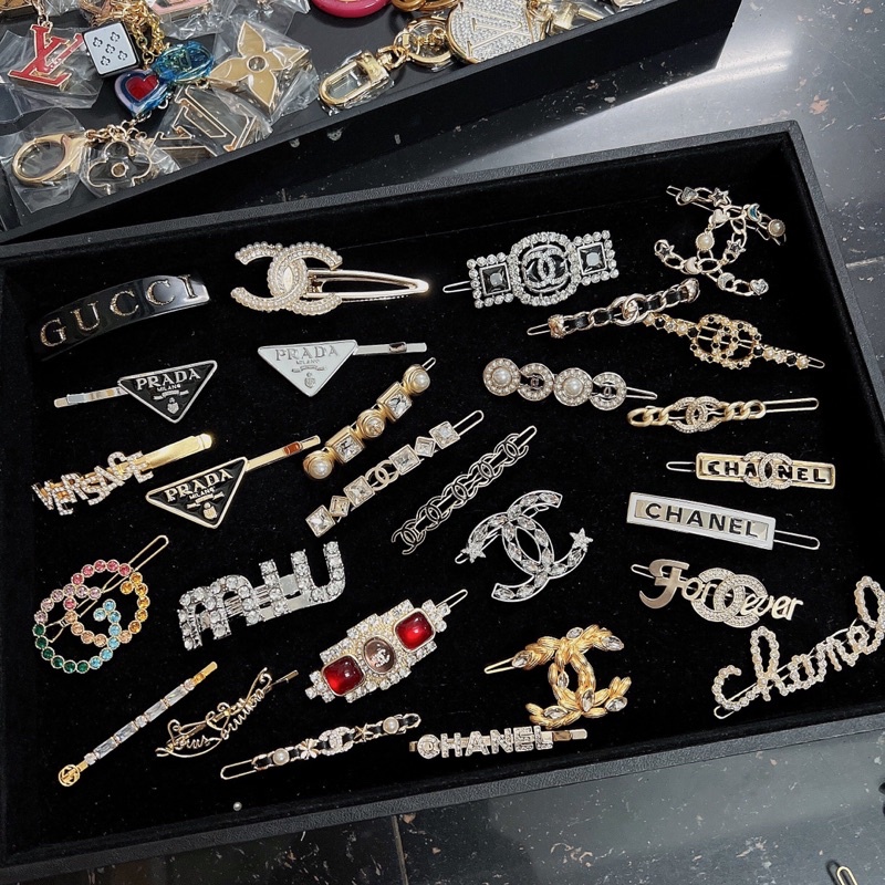 Kẹp tóc mái siêu cấp logo sắc nét kiểu dáng đẹp sang