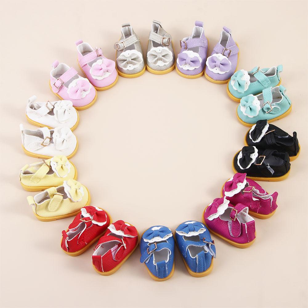 Giày Da PU Thời Trang Cho Búp Bê 14inch 5cm