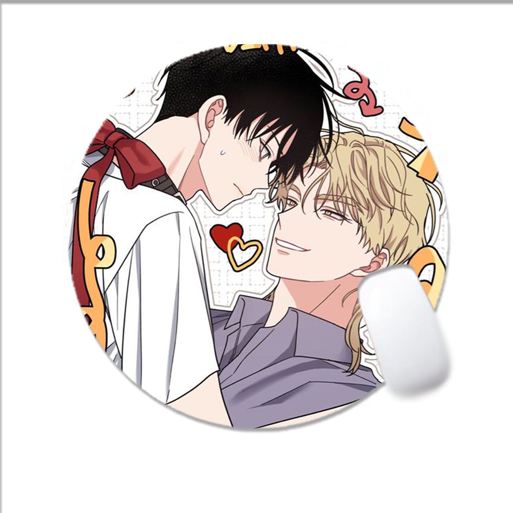 Miếng lót chuột IN HÌNH LOW TIDE IN TWILIGHT Đêm bên làn nước manhua BL anime chibi tiện lợi xinh xắn