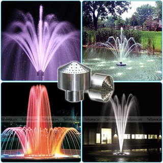 Vòi phun hình chùm INOX 21mm Đầu phun chùm - Đầu phun nước nghệ thuật tạo chùm
