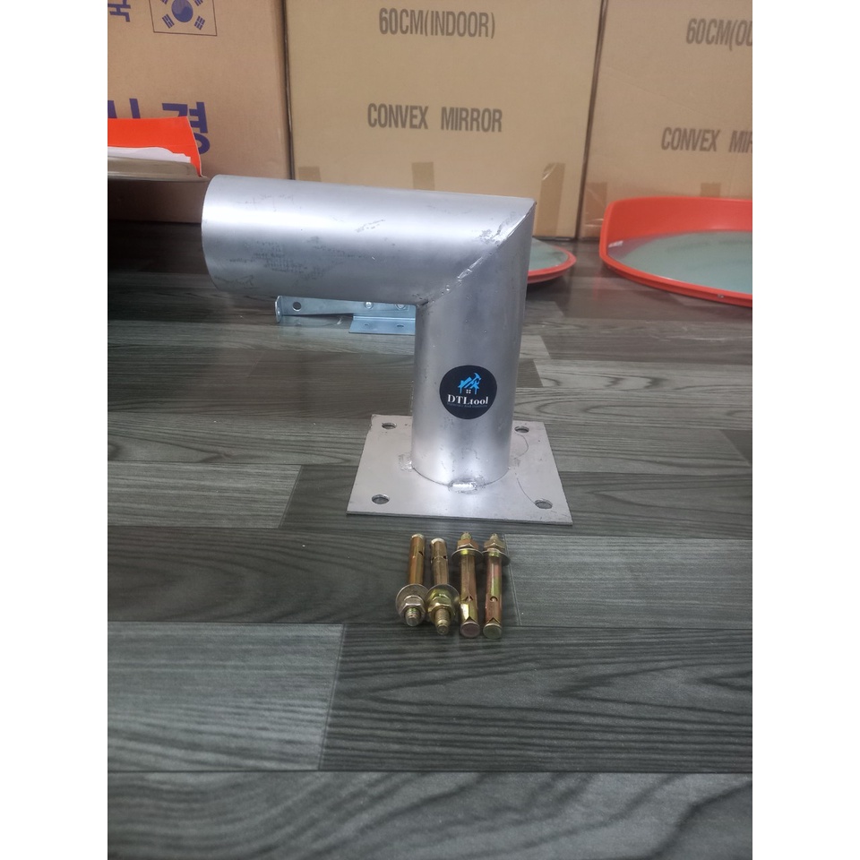 Giá đỡ treo gương cầu lồi. Treo gương cầu giao thông 190x200mm
