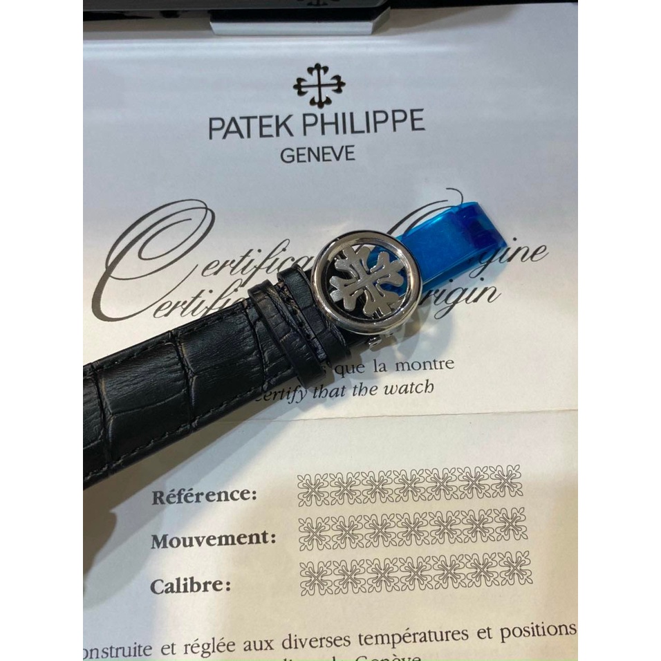 ĐỒNG HỒ NAM PATEK PHILIPE 6102 BAGUETTE Blue W - Automatic- 43mm- chống nước- BẢO HÀNH  2năm