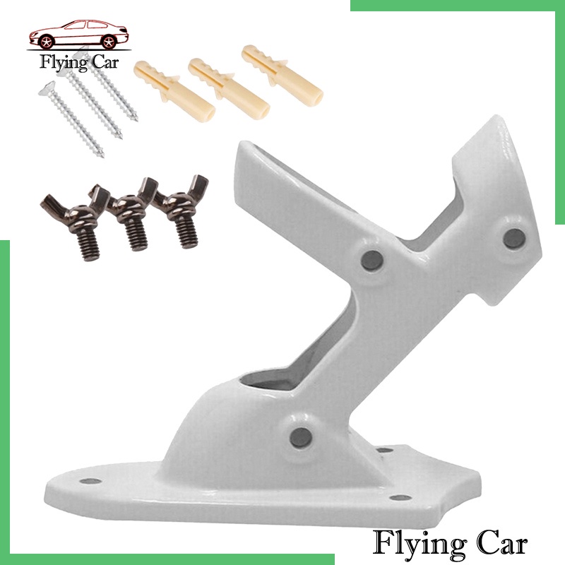 Giá treo cờ gắn tường bằng nhôm tiện dụng đa năng cho sân vườn