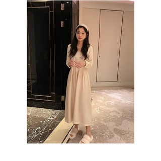 Váy Len Dài Dáng Xòe Đanh Mịn Siêu Tôn Dáng - SALE THANH LÝ