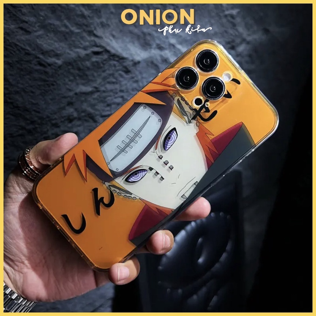 Ốp Naruto Pain Nagato, viền dẻo, lưng cứng chống ố dành cho iPhone