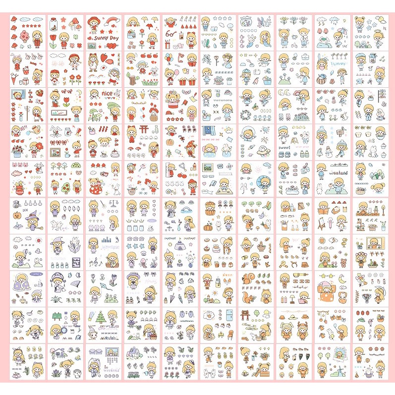 Sticker Cute Dán Sổ