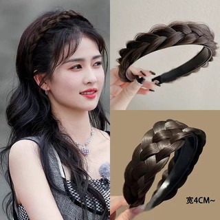 Băng đô cài tóc kiểu bím tóc tết hình xương cá đơn giản thời trang so cute cho nữ