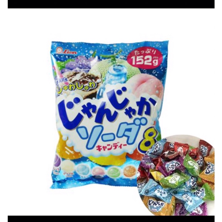 KẸO SODA LION 8 VỊ - 152GR