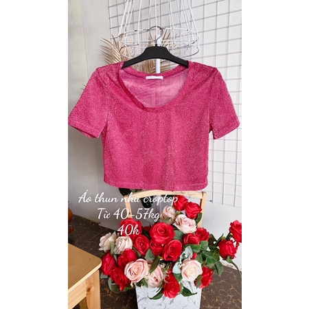 Áo thun dáng croptop