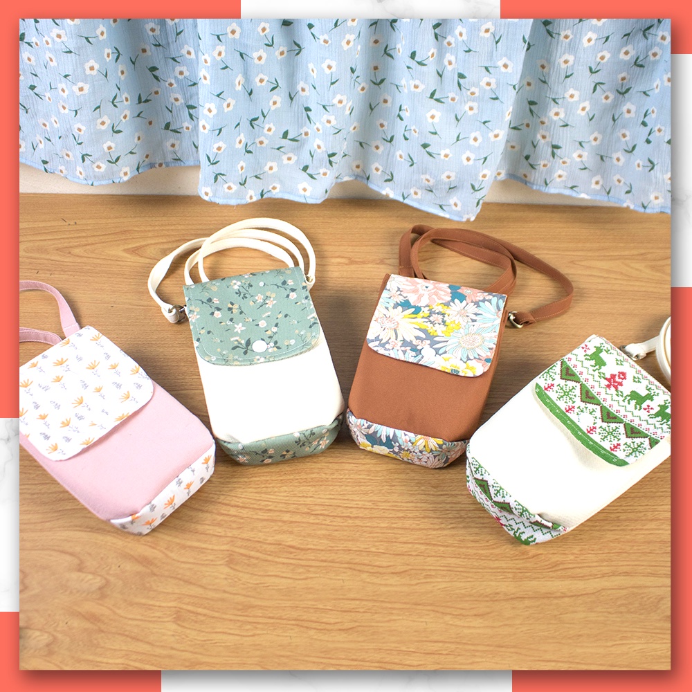Túi Vải Đeo Chéo Mini ( Đựng vừa điện thoại) - Bảo Sew