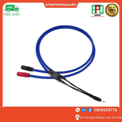 Dây tín hiệu CHORD Clearway Analogue 3.5mm to 2RCA ChorAlloy™ 1M