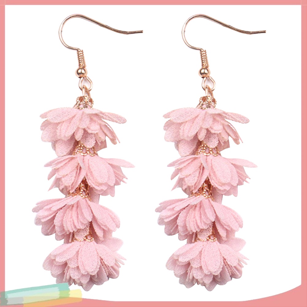 Hoa tai thiết kế phối tua kiểu Bohemian cho nữ