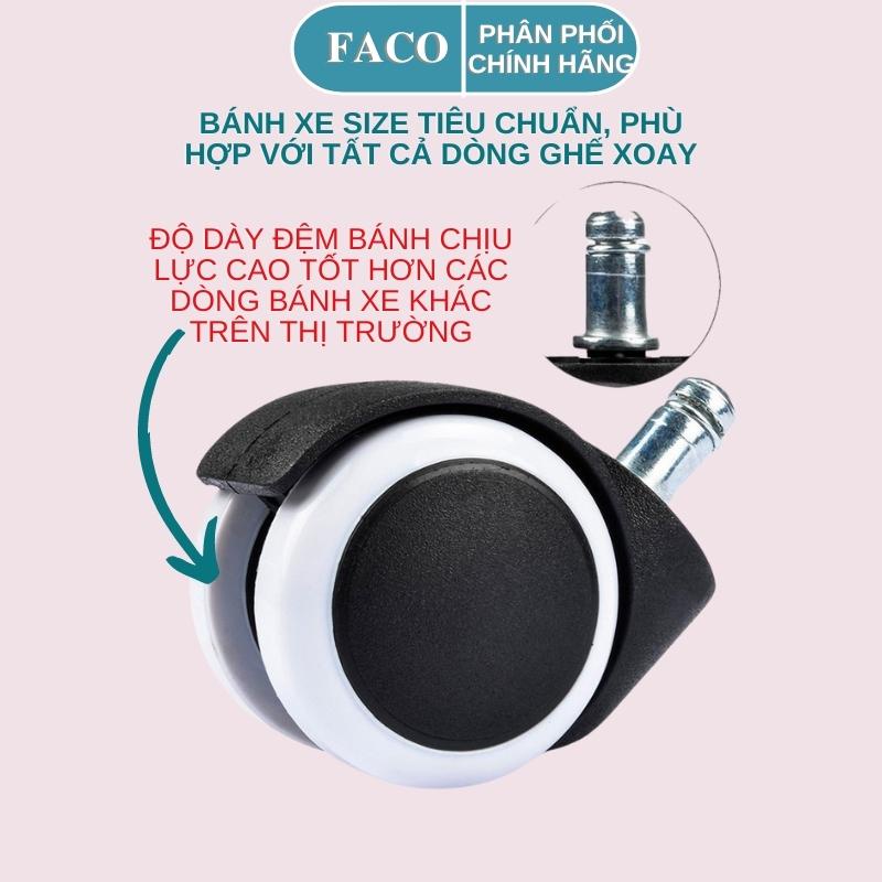 Bánh xe gaming, Bánh xe ghế làm việc, bánh xe ghế gaming, bánh xe ghế phù hợp tất cả dòng ghế xoay văn phòng - BX1C
