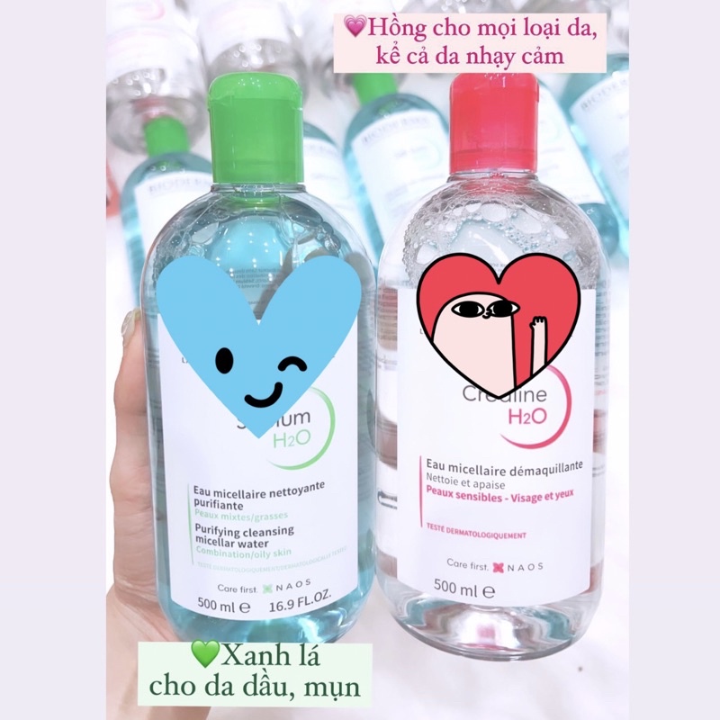 Nước tẩy trang Xanh Hồng B.I.O_D.E.R.ma