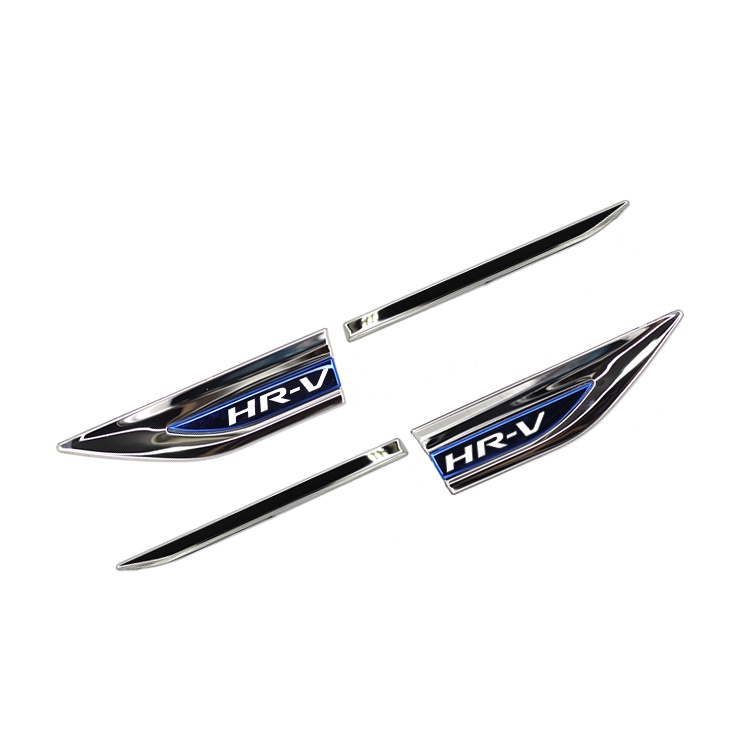 FENDER 1 Bộ Nhãn Dán Trang Trí Xe Hơi Honda HRV HR-V HEV EL RS Bằng Thép Không Gỉ