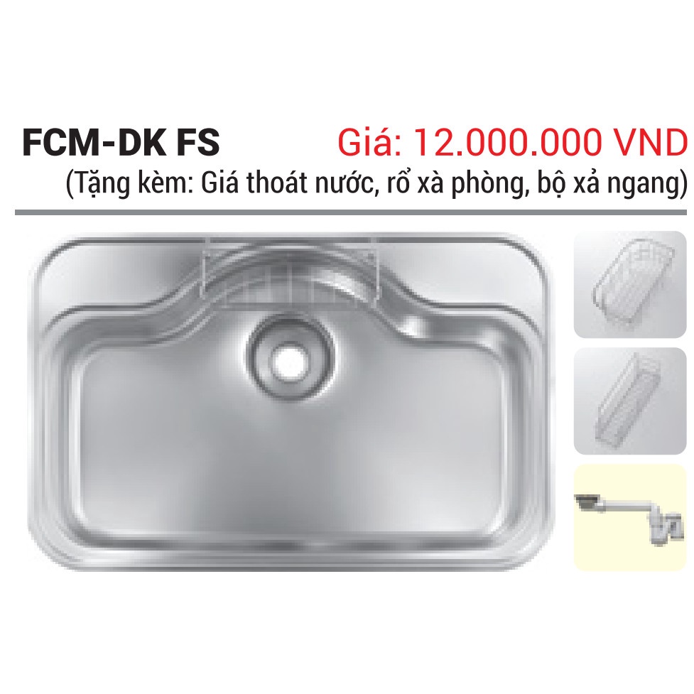 Chậu rửa chén bát Nhật Bản Shigeru FCM–DK FS