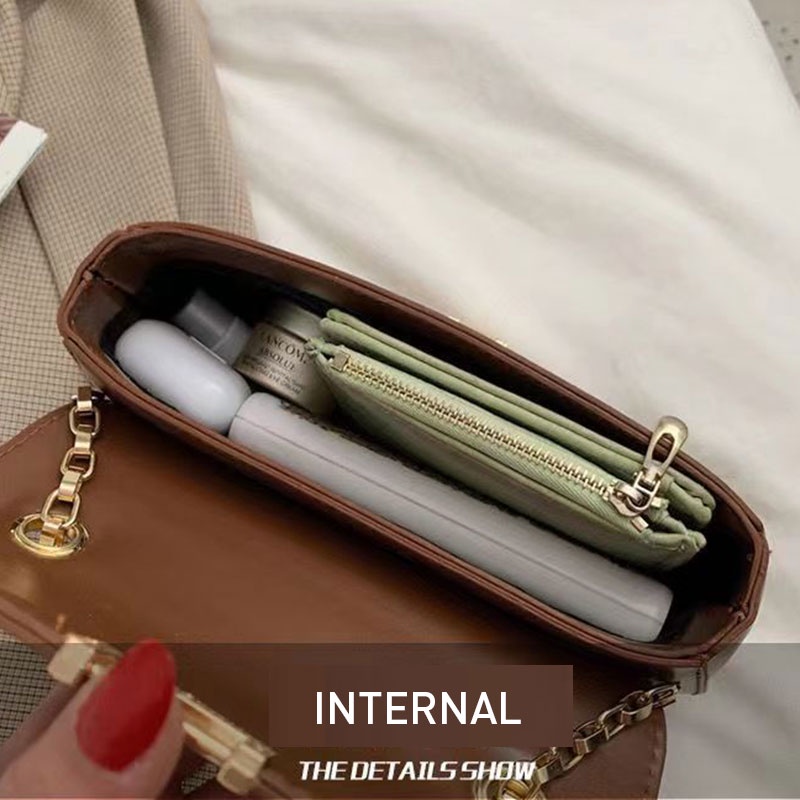 Mischa Túi Xách Da PU Màu Trơn Phong Cách Phương Tây Thời Trang Cao Cấp