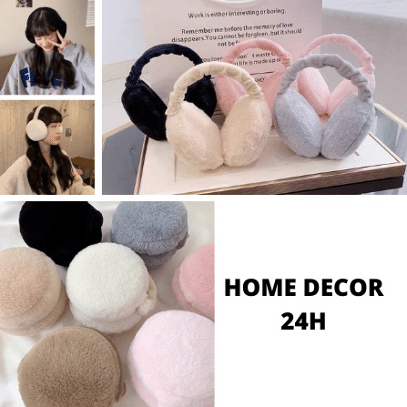 Bịt Tai Mềm Mại, Bông Chụp Tai Gấp Gọn Giữ Ấm Trong Mùa Đông, Dành Cho Nam Và Nữ Dễ Thương