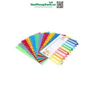 Chia File nhựa 10 màu TM, Phân Chia Tài Liệu Dễ Dàng