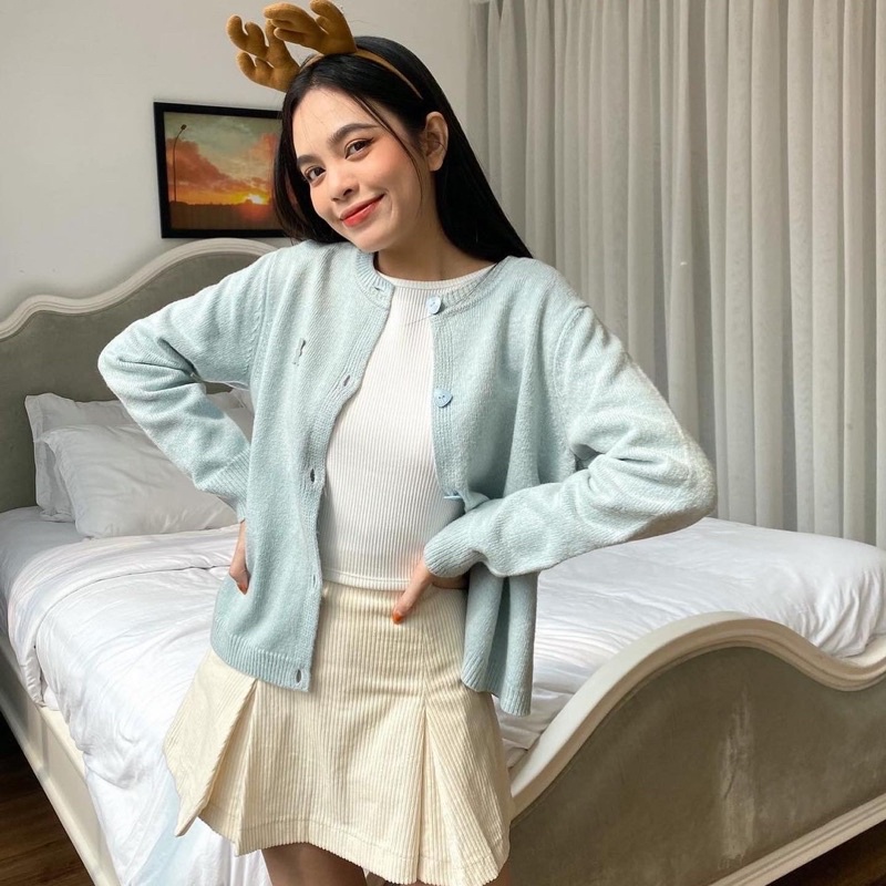 Áo cardigan len Gingerbear