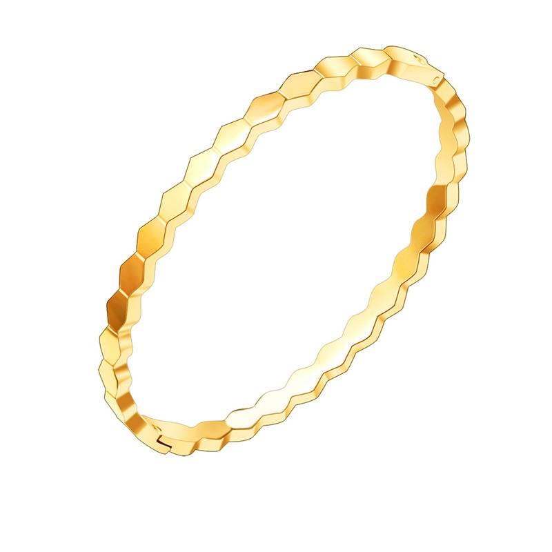 Vòng Tay Mạ Vàng 18K Hình Rắn Thời Trang Cho Nữ
