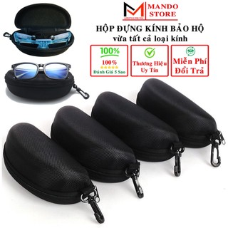Bao vải dây kéo đựng kính thể thao cao cấp- hộp đựng mắt kính chơi thể thao có móc treo để vừa kính bảo hộ size lớn nhất