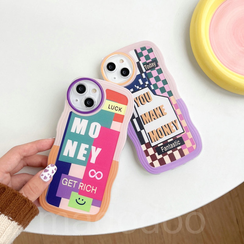 Soft Casing Redmi 12C A1 10C 10A 9C 9A 8 6A 5A Note 12 4G 5G 11S 11 10s 10 Pro 9 9S 8 POCO X4 X5 M3 X3 Pro NFC Waves Edge Get Rich New Year Gift Airbag Anti-fall Full Lens Protection Clear Phone Case BW 09