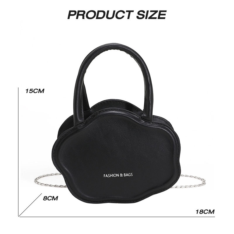 Mischa Túi Đeo Chéo Vai Bằng Da PU Màu Trơn Thời Trang Dễ Phối Đồ