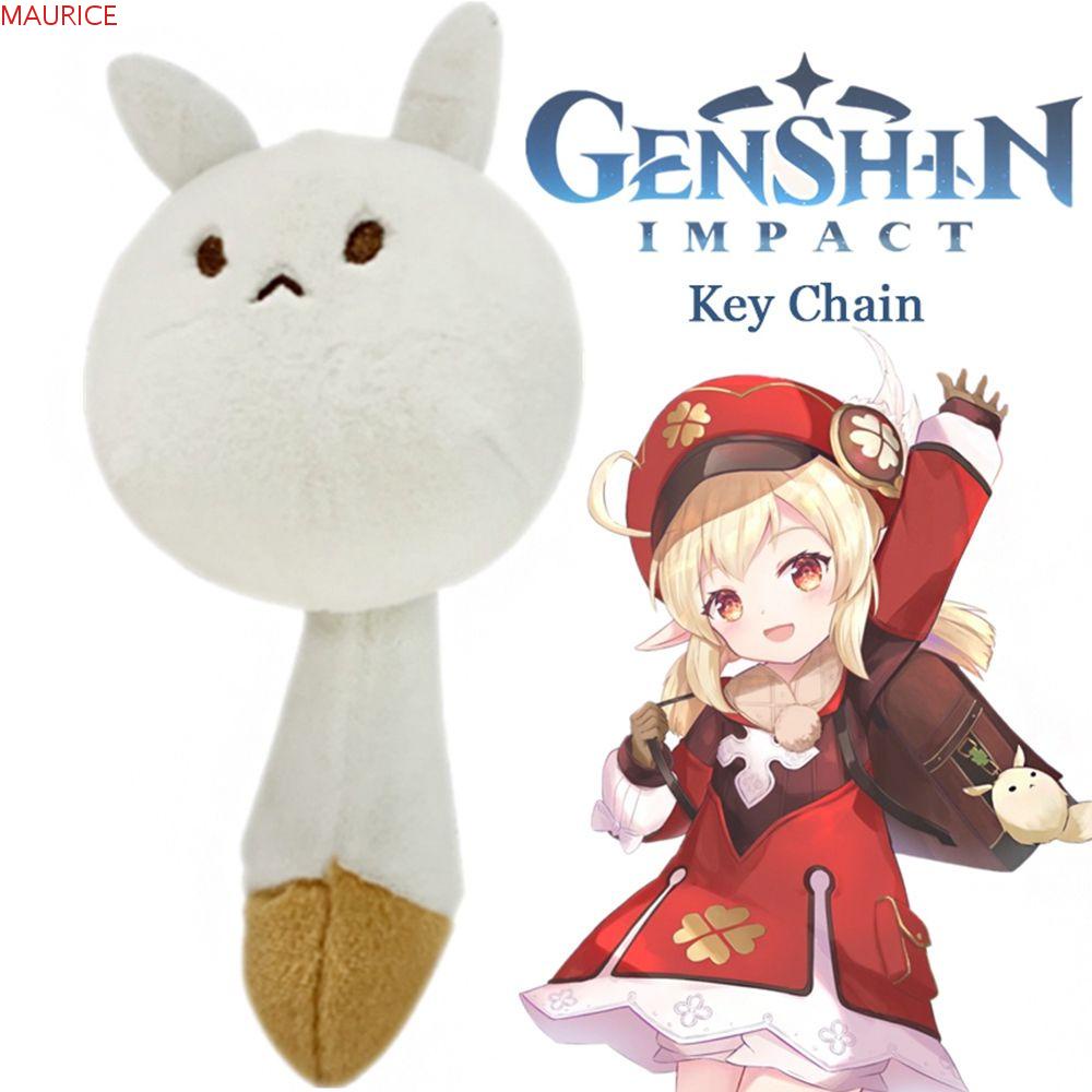 MAURICE Anime Keychain Creative Cartoon Design Unique PP Cotton Bag Pendant Game Genshin Impact Klee Dodoco Stuffed Toy Pendant Women Key Holder