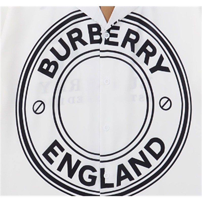 Áo Sơ Mi Tay Ngắn In Họa Tiết BBR Thời Trang Đường Phố Cho Nam Và Nữ