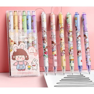 Bút bi mực xanh xóa được