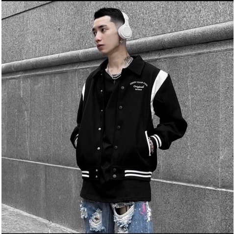 Áo Khoác Varsity Nỉ Dạ Ép Odin Cao Cấp