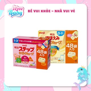 Sữa Meiji số 0 - số 9 Nhật Bản dạng thanh (24 thanh)