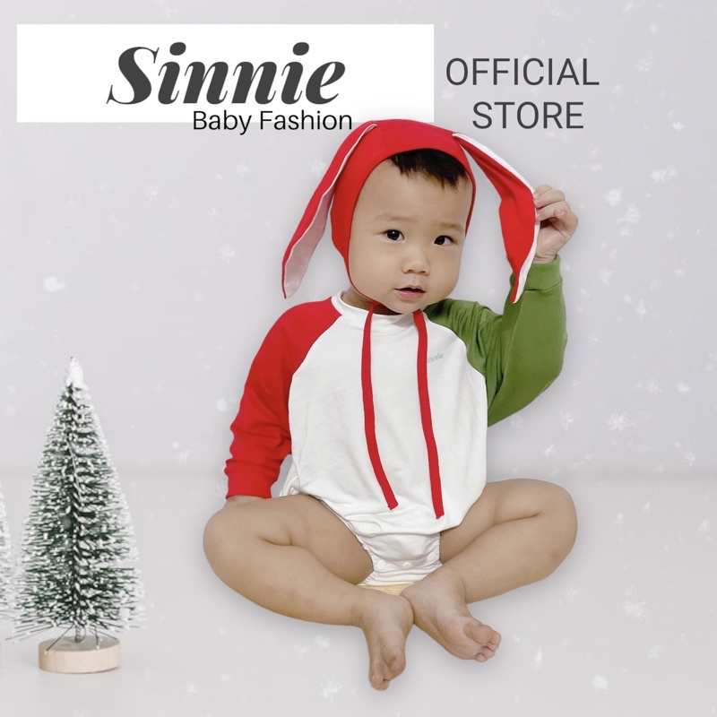Bodysuit dáng thụng Hàn Quốc cho bé Sinnie baby, 100% ảnh thật.