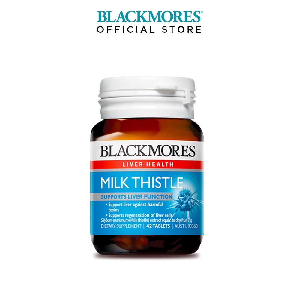 Viên Uống Hỗ Trợ Bảo Vệ Và Phục Hồi Tế Bào Gan Blackmores Milk Thistle Lọ 42 Viên