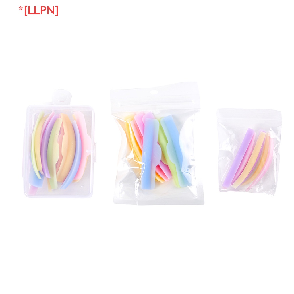 Set 3 / 5 / 8 Cặp Đệm Silicone Uốn Cong Lông Mi Tái Sử Dụng Được